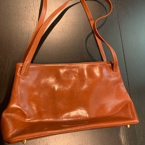 Vintage leather Monsac handbag